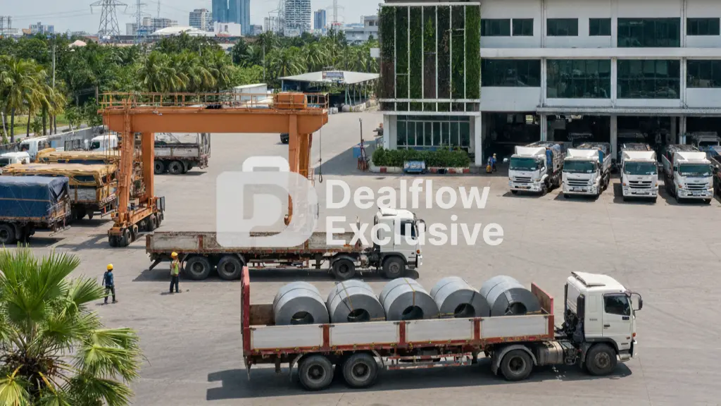 ขนส่งเหล็กม้วน