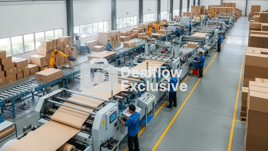 โรงงานผลิตกล่องกระดาษ