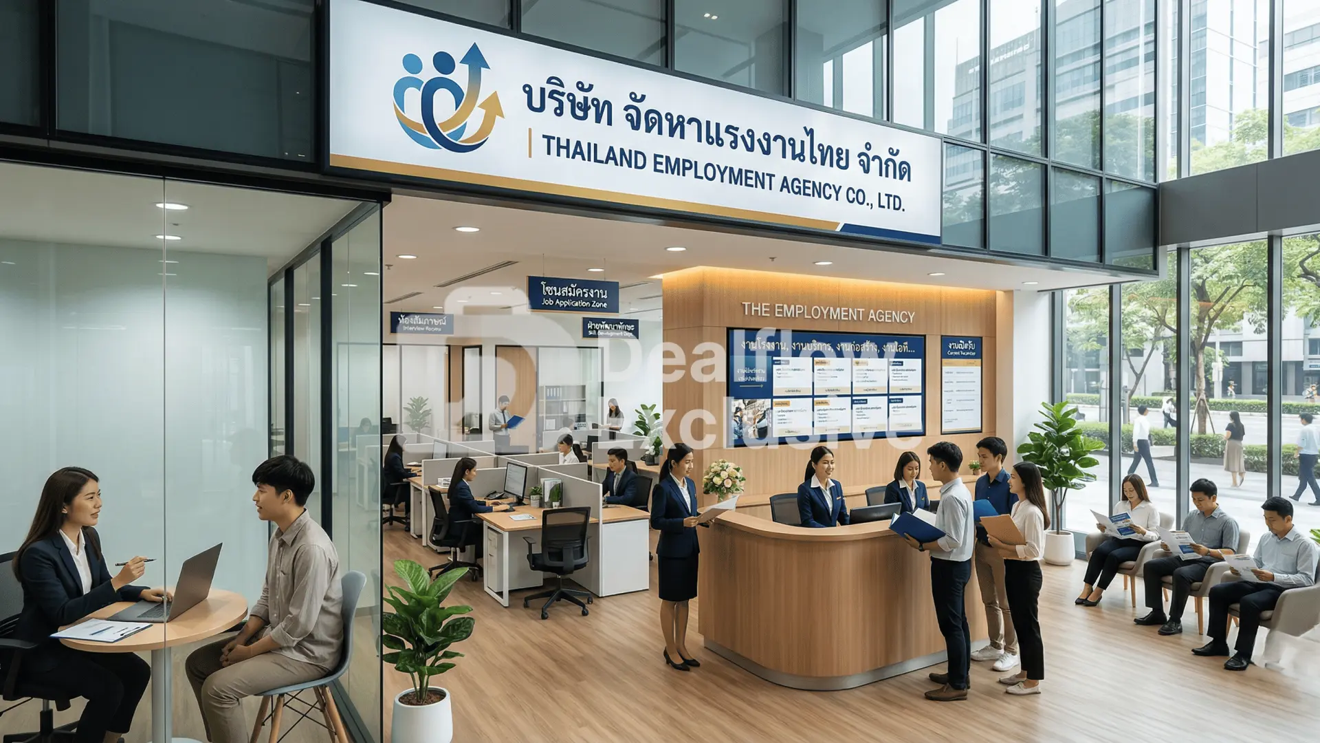 บริษัทจัดหาและรับเหมาแรงงาน