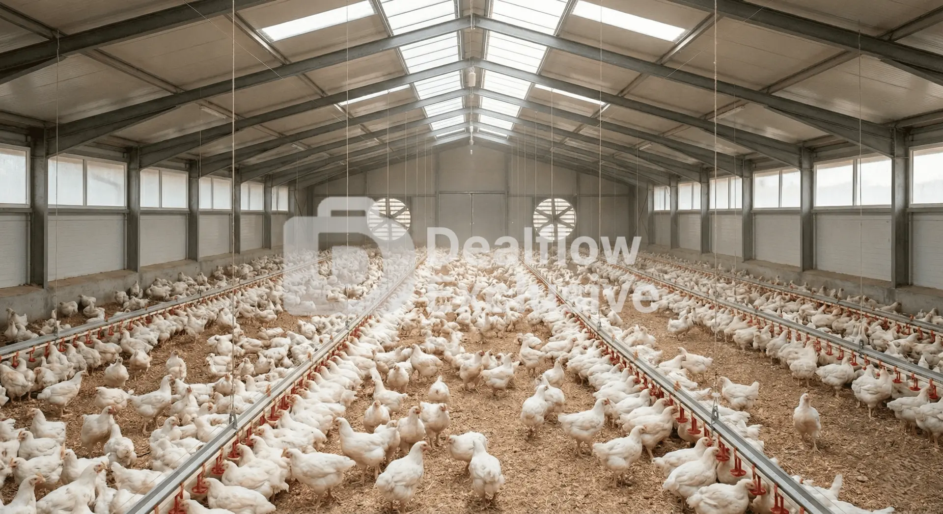 ฟาร์มเลี้ยงสัตว์ปีกและผลิตไข่